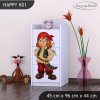 Komoda Happy K01 - pirát (Barva bílá)