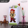 Komoda Happy K01 - pirát (Barva bílá)