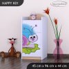 Komoda Happy K01 - slimák (Barva bílá)