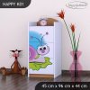 Komoda Happy K01 - slimák (Barva bílá)