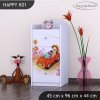 Komoda Happy K01 - zpívající auto (Barva bílá)