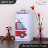 Komoda Happy K01 - hasičské auto (Barva bílá)