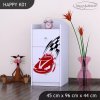Komoda Happy K01 - závod F1 (Barva bílá)