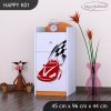 Komoda Happy K01 - závod F1 (Barva bílá)