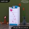 Komoda Happy K02 - čarodějka (Barva bílá)