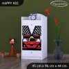 Komoda Happy K02 -  ferrari (Barva bílá)
