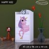 Komoda Happy K02 - jednorožec (Barva bílá)
