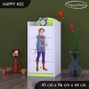 Komoda Happy K02 - princ a princezna (Barva bílá)