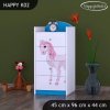 Komoda Happy K02 - princezna s koníkem (Barva bílá)