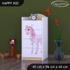 Komoda Happy K02 - princezna s koníkem (Barva bílá)