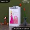 Komoda Happy K02 - princezna se zámkem (Barva bílá)
