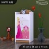 Komoda Happy K02 - princezna se zámkem (Barva bílá)