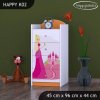Komoda Happy K02 - princezna se zámkem (Barva bílá)