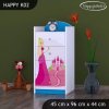 Komoda Happy K02 - princezna se zámkem (Barva bílá)