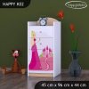 Komoda Happy K02 - princezna se zámkem (Barva bílá)