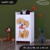 Komoda Happy K02 - pejsek (Barva bílá)