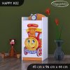 Komoda Happy K02 - lokomotiva (Barva bílá)