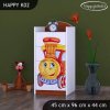 Komoda Happy K02 - lokomotiva (Barva bílá)