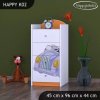 Komoda Happy K02 - medvídek v autě (Barva bílá)