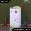 Komoda Happy K02 - medvídek s balónky (Barva bílá)