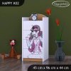 Komoda Happy K02 - monster toralei (Barva bílá)