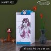 Komoda Happy K02 - monster toralei (Barva bílá)