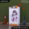 Komoda Happy K02 - monster toralei (Barva bílá)