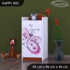 Komoda Happy K02 - motýlek (Barva bílá)