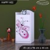 Komoda Happy K02 - motýlek (Barva bílá)