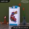 Komoda Happy K02 - vláček (Barva bílá)