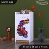 Komoda Happy K02 - vláček (Barva bílá)