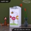 Komoda Happy K02 - včelka (Barva bílá)