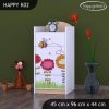 Komoda Happy K02 - včelka (Barva bílá)