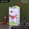 Komoda Happy K02 - včelka (Barva bílá)
