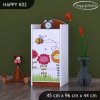 Komoda Happy K02 - včelka (Barva bílá)