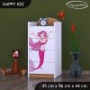 Komoda Happy K02 - mořská víla (Barva bílá)