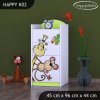 Komoda Happy K02 - safari (Barva bílá)