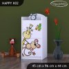 Komoda Happy K02 - safari (Barva bílá)
