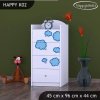 Komoda Happy K02 - letadlo (Barva bílá)