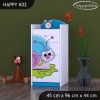 Komoda Happy K02 - slimák (Barva bílá)