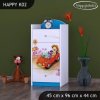 Komoda Happy K02 - zpívající auto (Barva bílá)