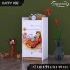Komoda Happy K02 - zpívající auto (Barva bílá)