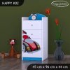 Komoda Happy K02 - super bolid (Barva bílá)