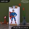 Komoda Happy K02 - superman (Barva bílá)