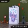 Komoda Happy K02 - stříkající sloník (Barva bílá)