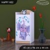 Komoda Happy K02 - stříkající sloník (Barva bílá)
