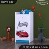 Komoda Happy K02 - závod (Barva bílá)