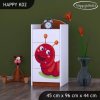 Komoda Happy K02 - veselá housenka (Barva bílá)