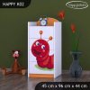 Komoda Happy K02 - veselá housenka (Barva bílá)