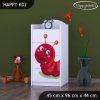 Komoda Happy K02 - veselá housenka (Barva bílá)